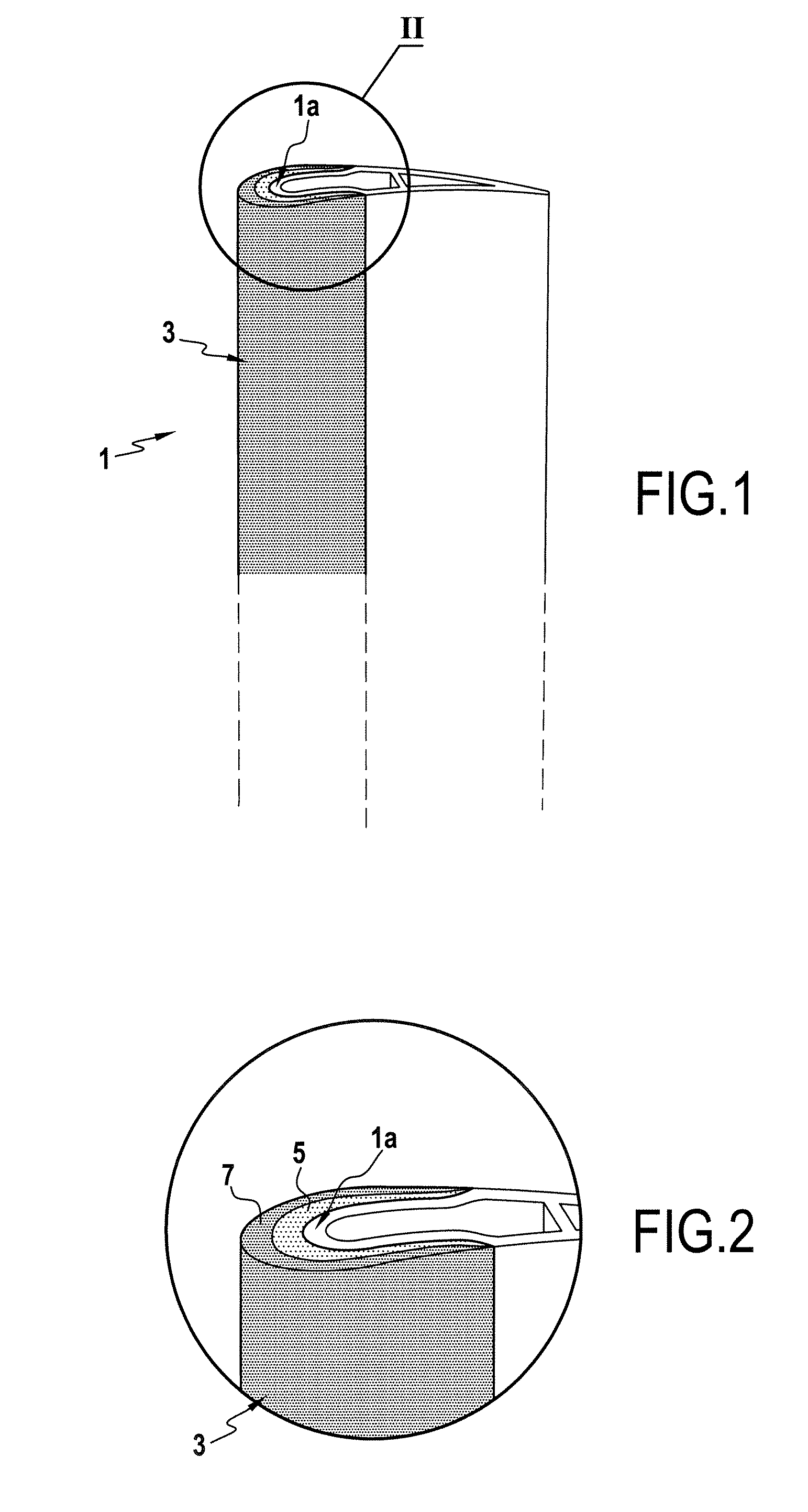 Part for protecting the leading edge of a blade