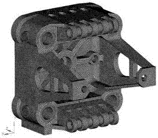 Lightweight design method for large-sized die-casting machine tail boards