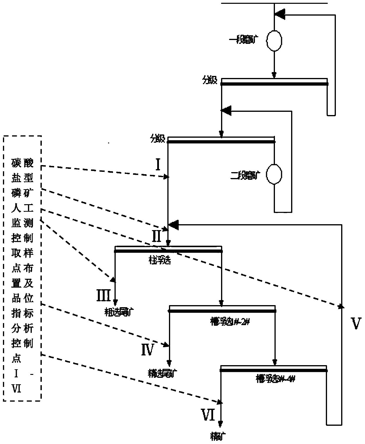 LIBS online detection system for phosphate ore beneficiation system and application of LIBS online detection system