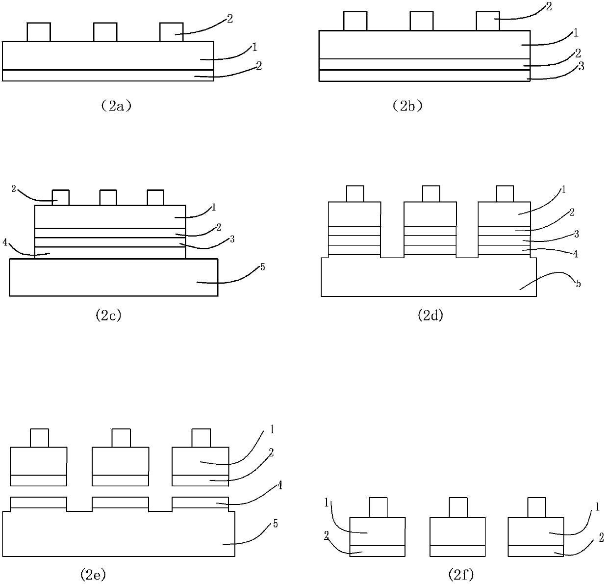 Thin film microcircuit cutting method based on sacrificial layer