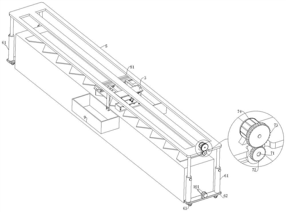 Concrete prefabricated part troweling device