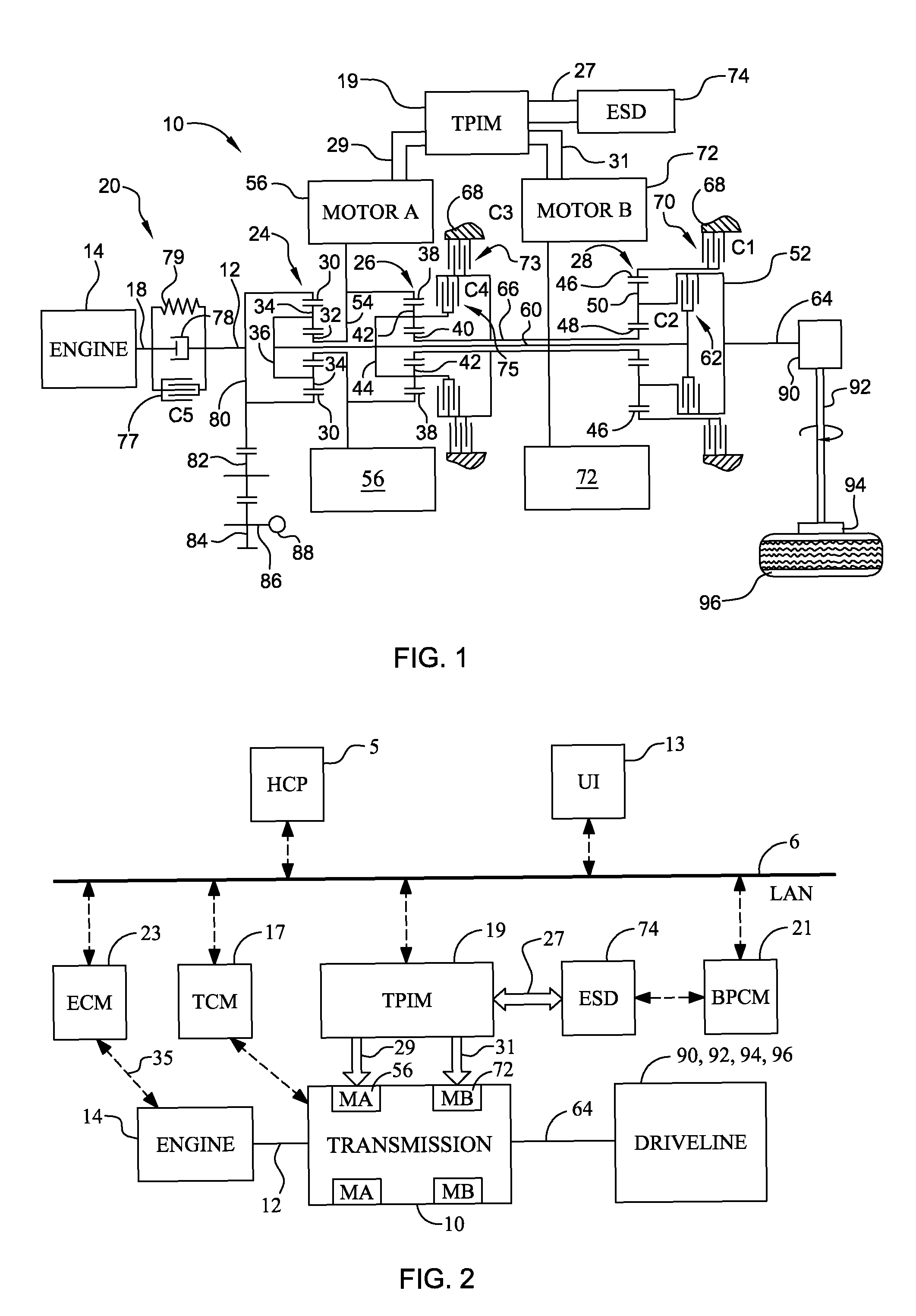 Apparatus and method for regulating active driveline damping in hybrid vehicle powertrain