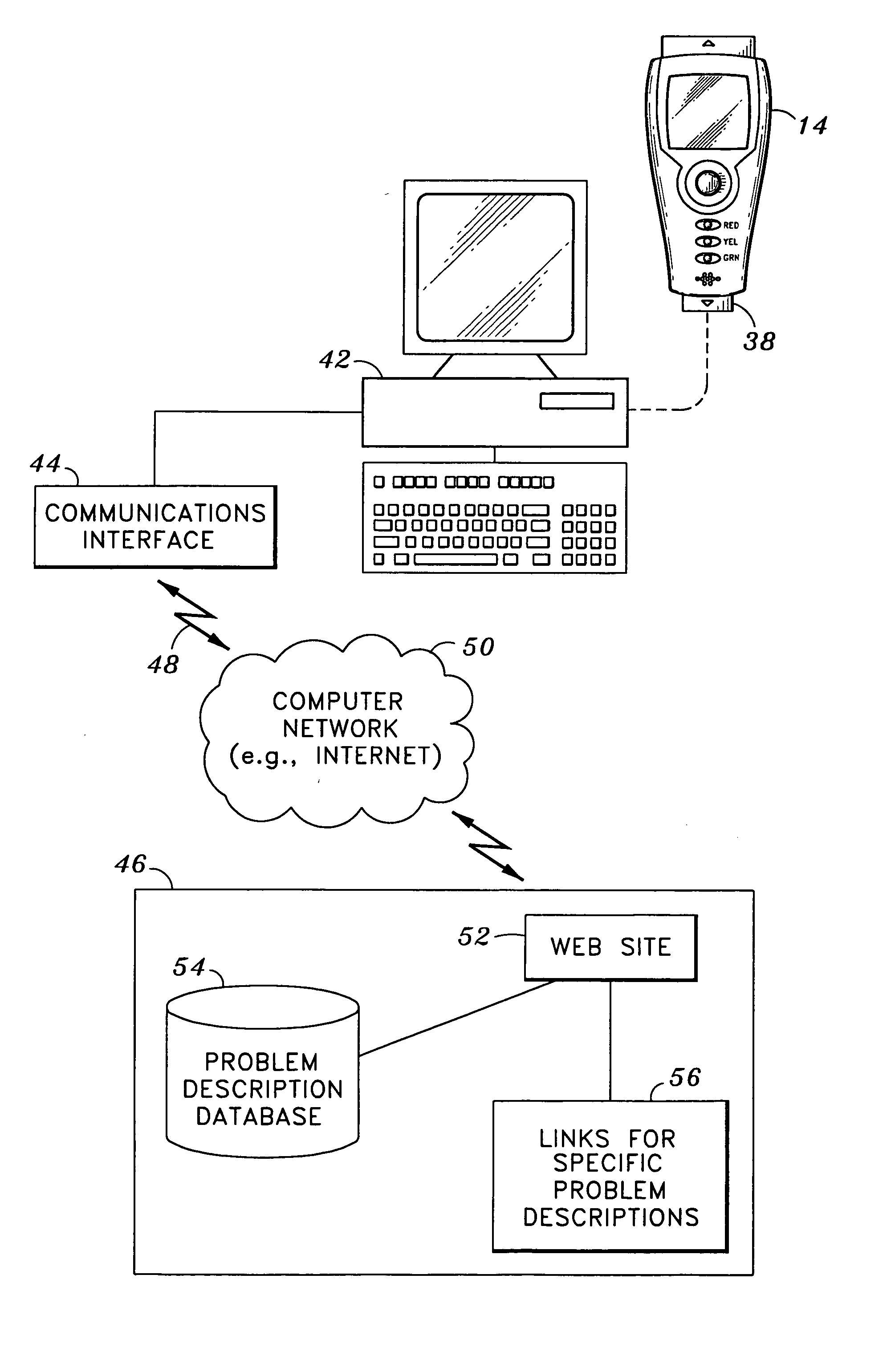 Method and system for computer network implemented vehicle diagnostics