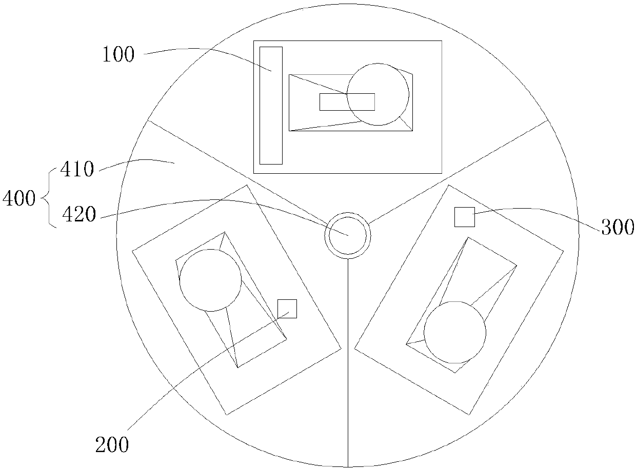 Additive manufacturing and subtractive manufacturing combined machining equipment