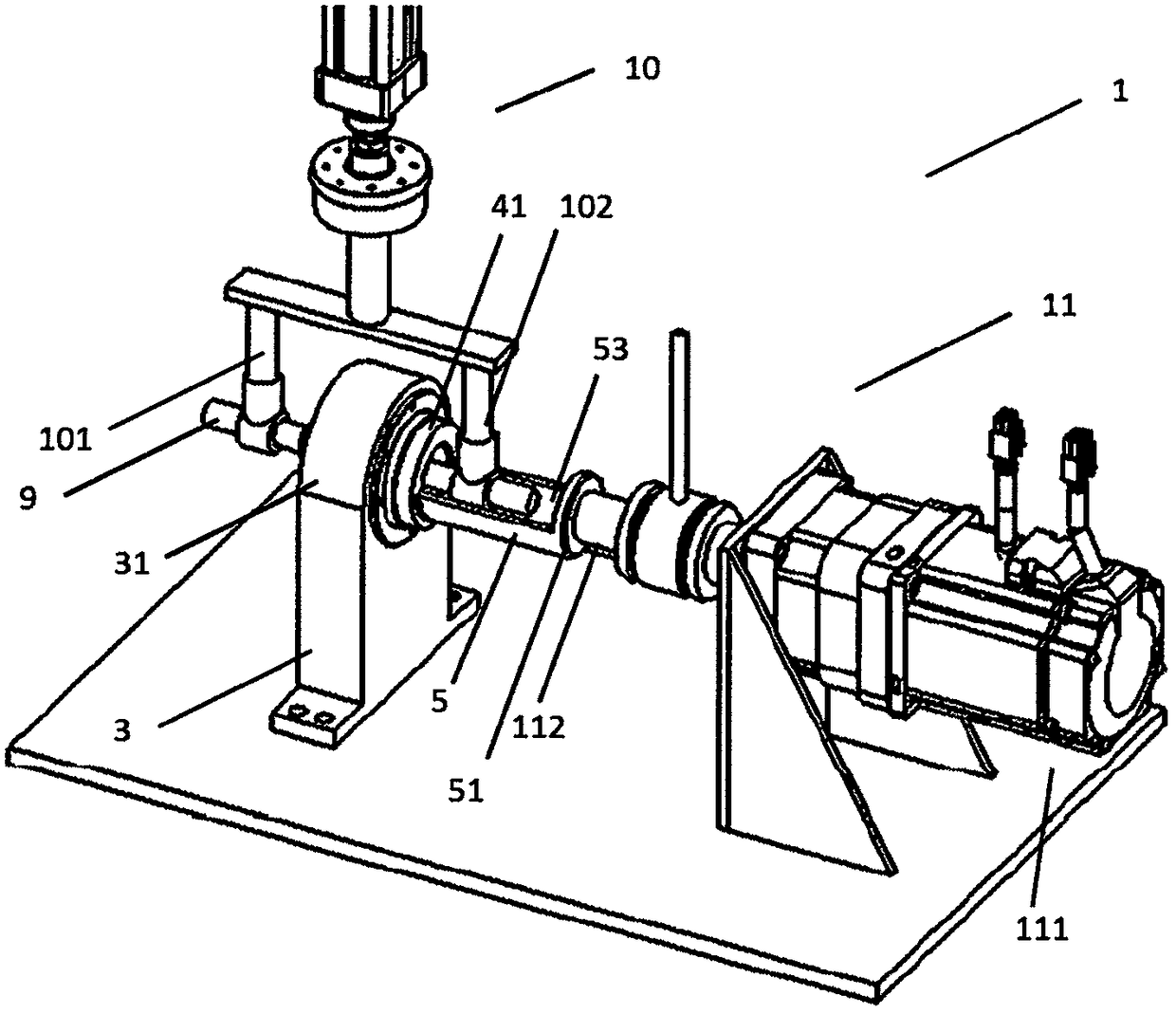 Lining test device