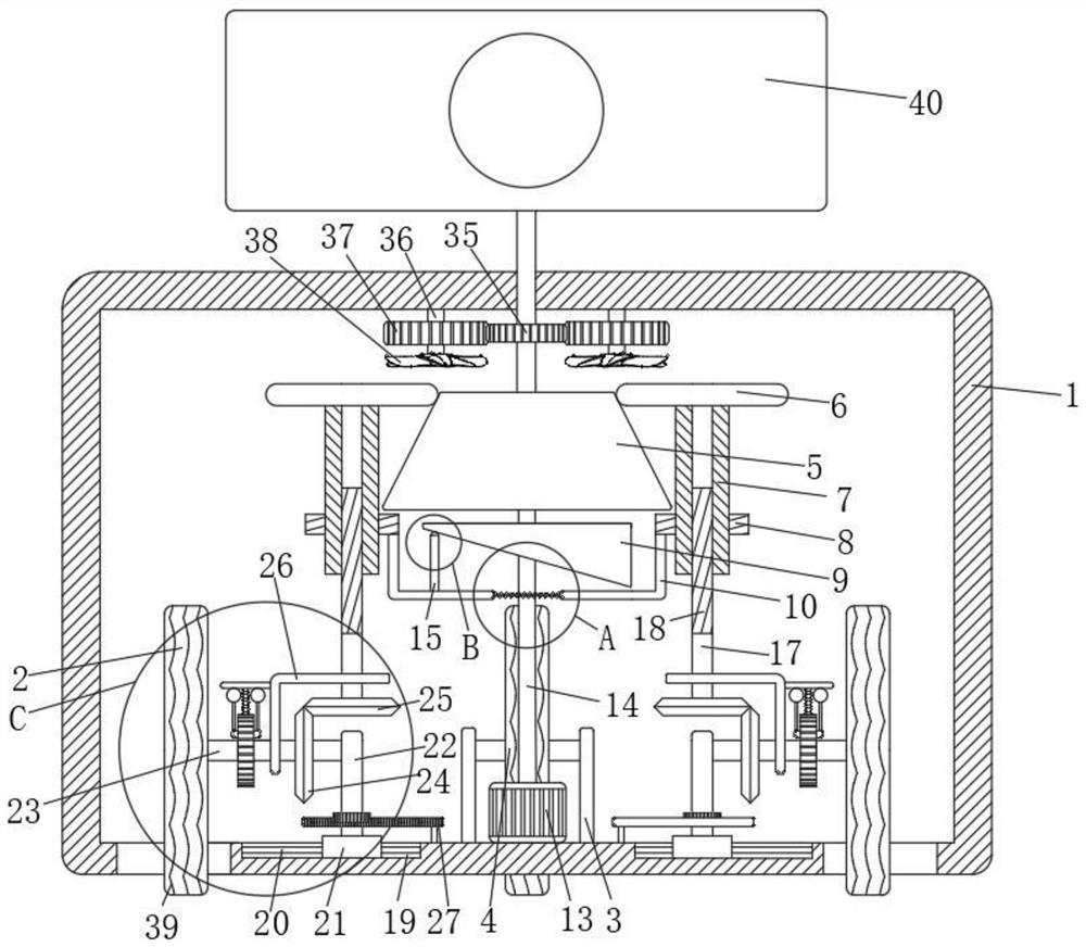 Computer group security robot for cloud computing and use method thereof