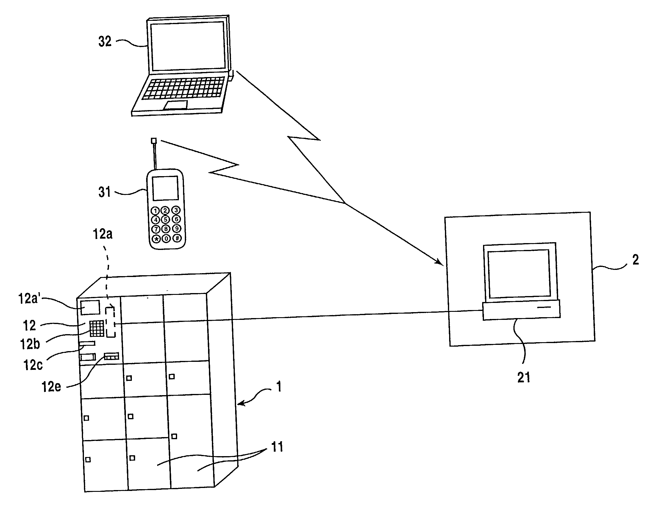 Door-lock-opening method for home delivery locker