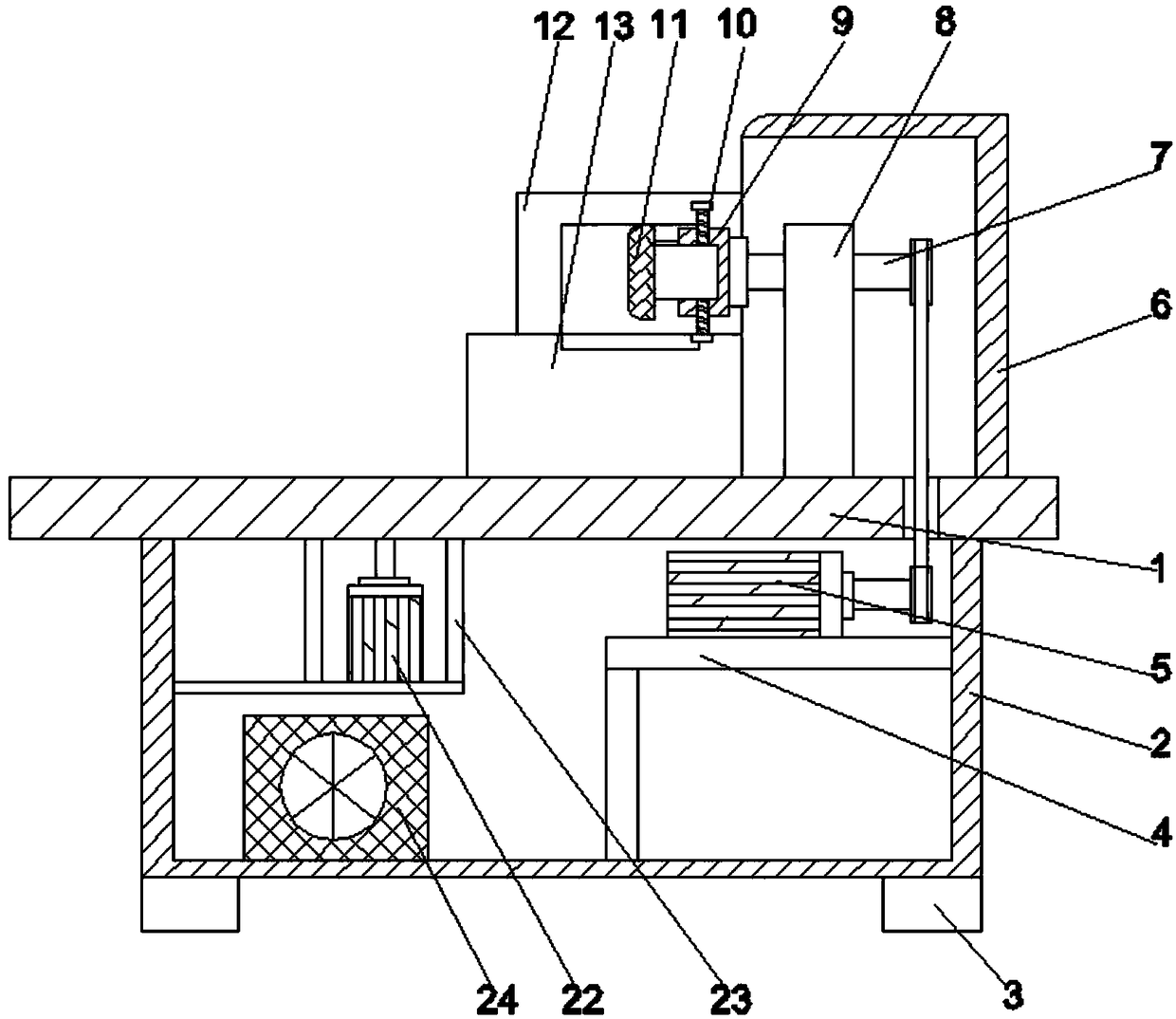 Mechanical polishing device