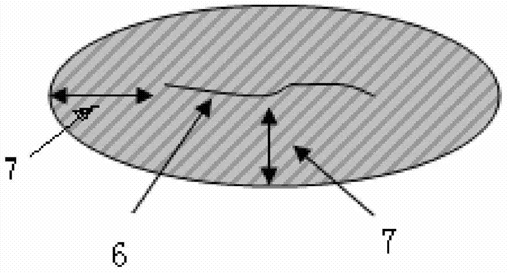 Repairing method for supporting roller of plate and strip rolling mill