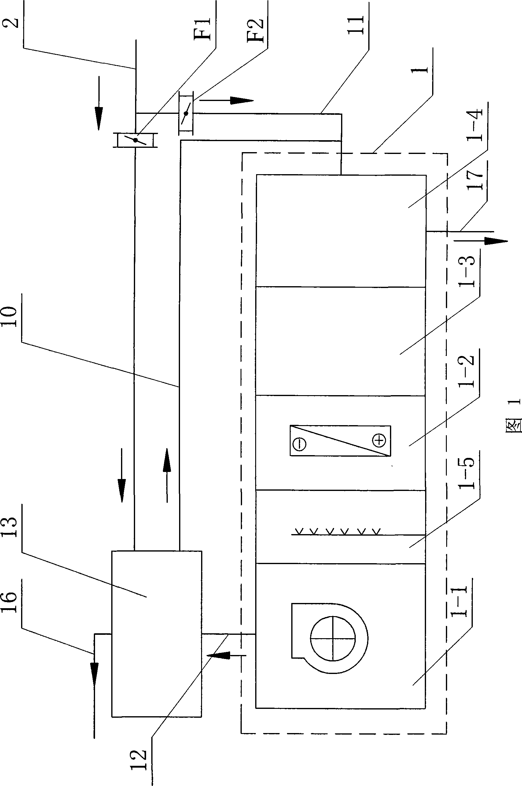 Fresh air unit with an air supplying and heat recovering device