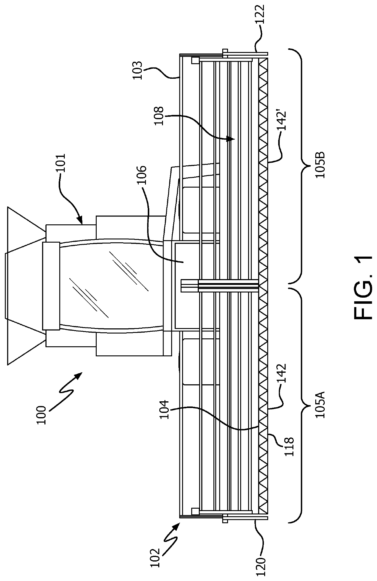 Center link knife drive for a header of an agricultural harvester