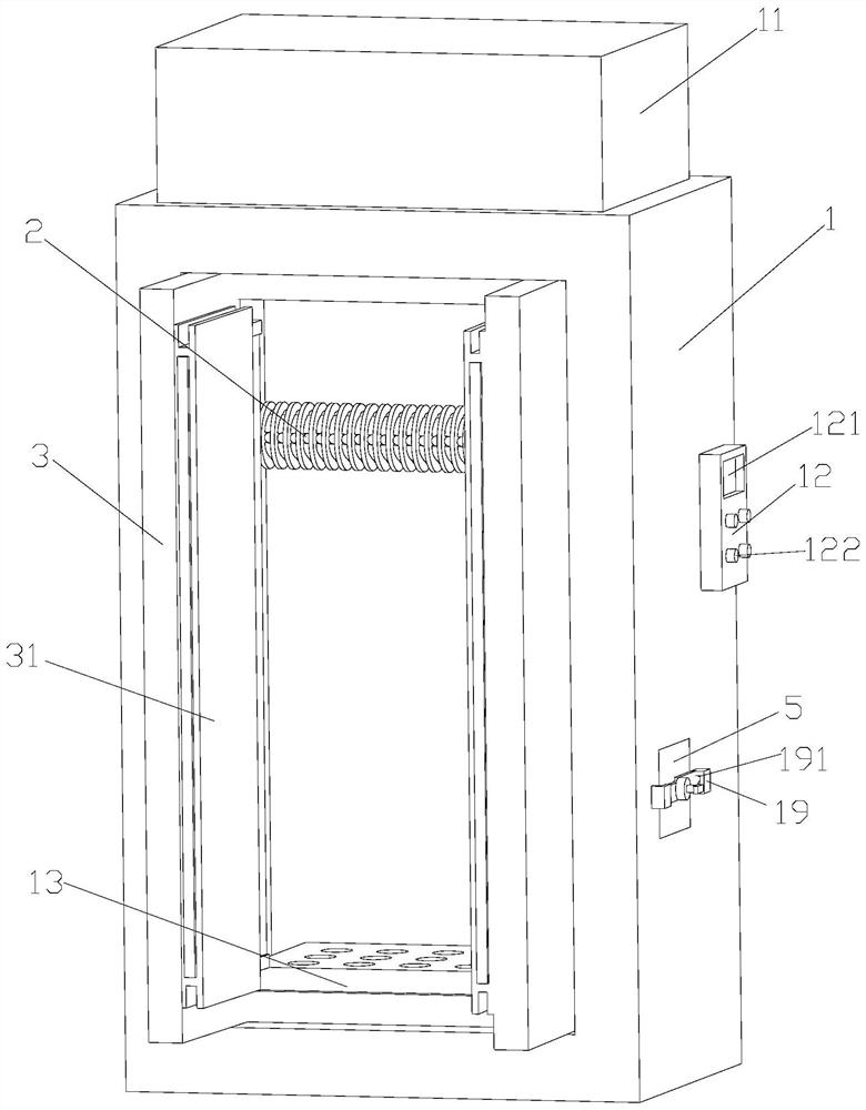 An easy-to-maintain disinfection wardrobe