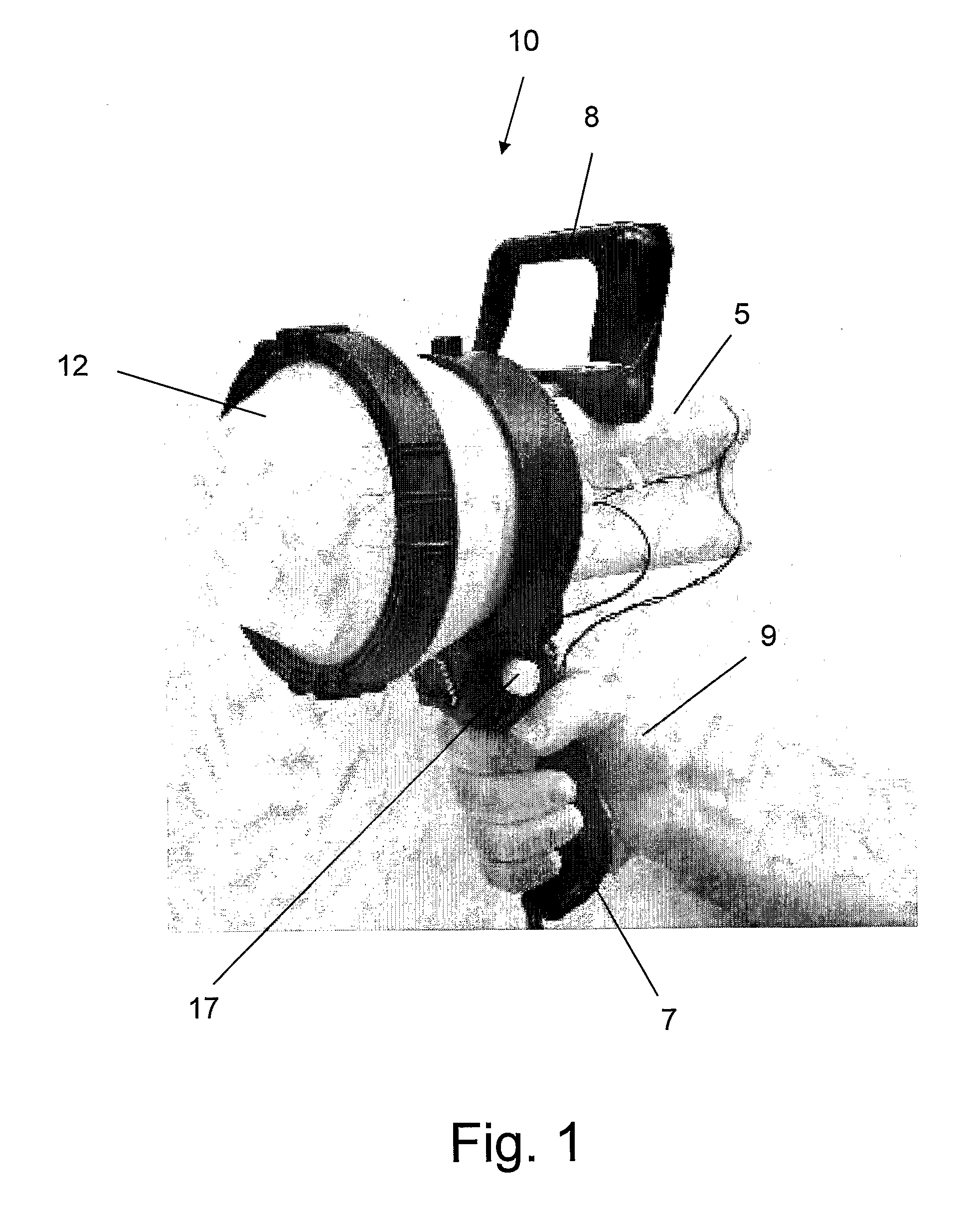 Hand-held device and method for detecting concealed weapons and hidden objects