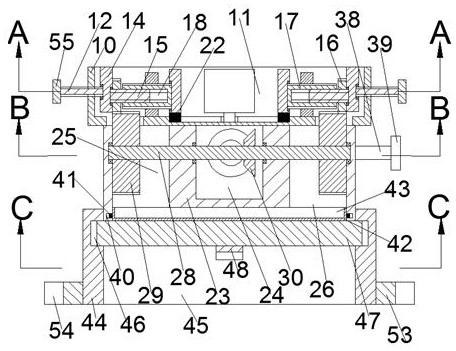 A mobile clamping table device for machine engraving mold