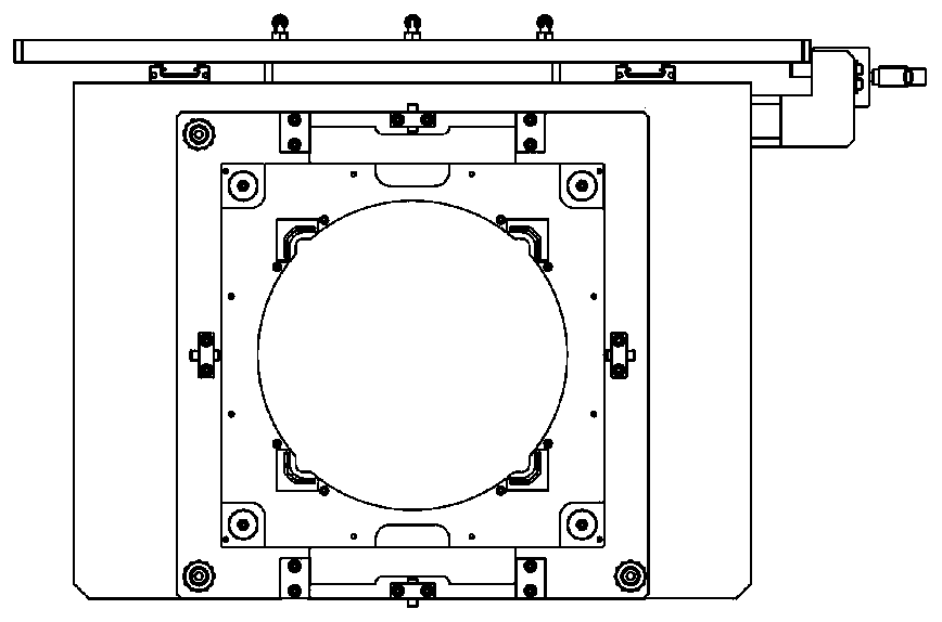 Five-dimensional direction adjustment system with gravity compensating mechanism