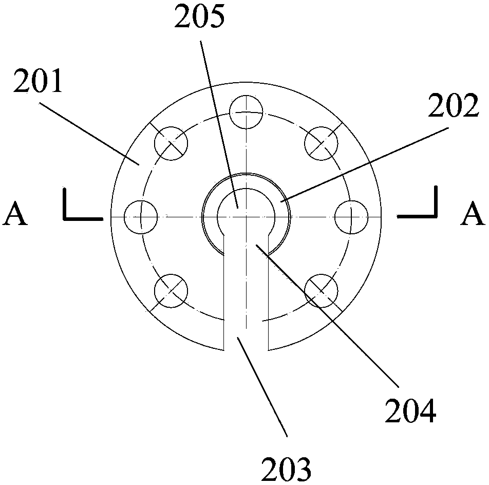 Non-releasing valve replacing device for casing valve