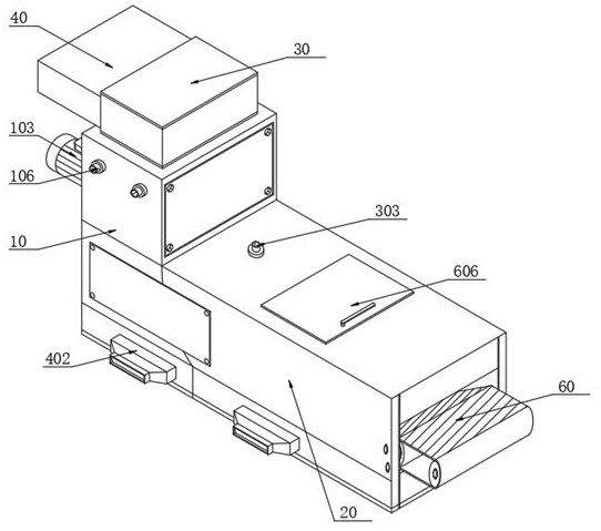 Residue recycling and cleaning device for petroleum coke production and transportation based on circular economy