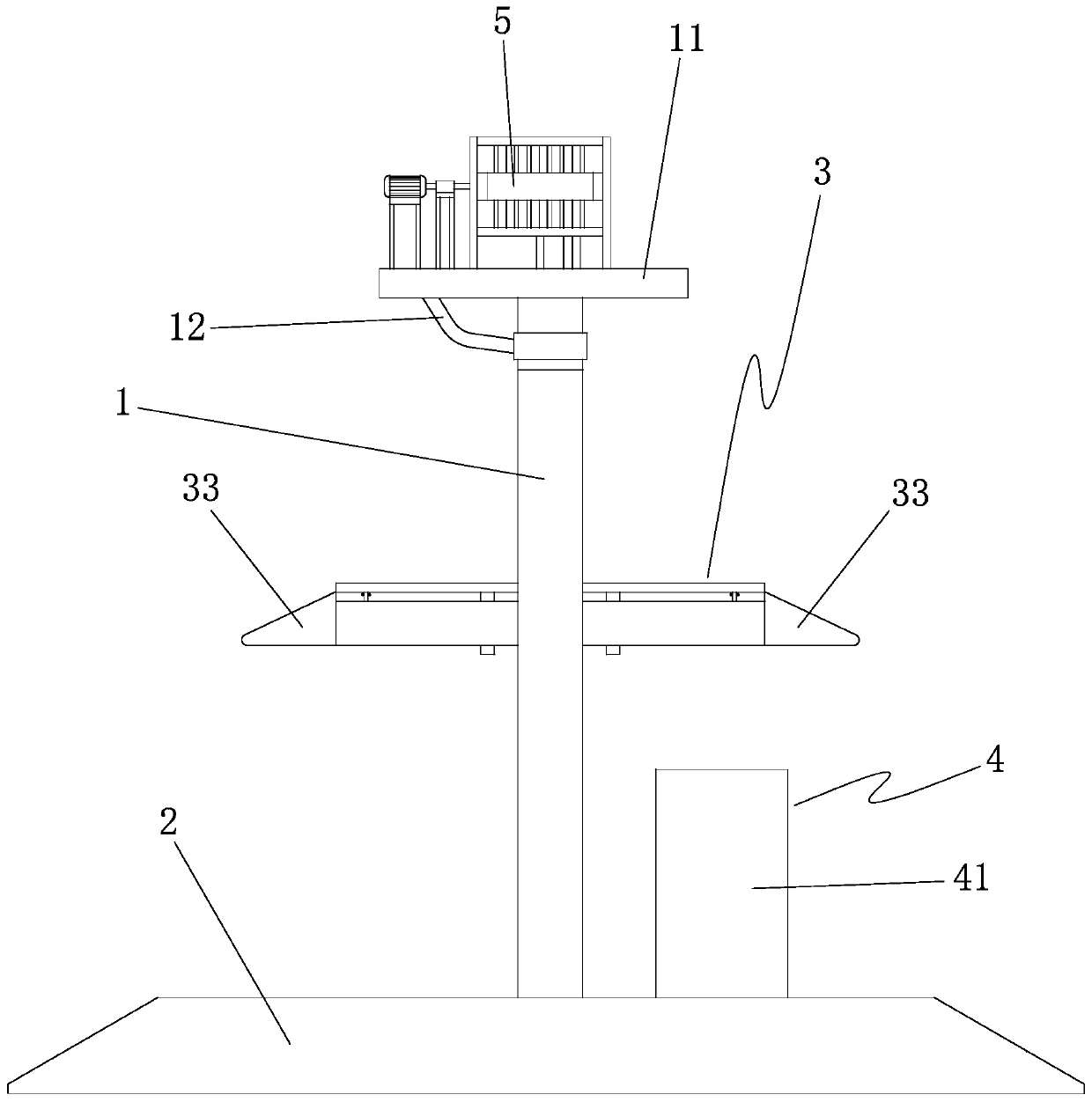 Charging pile structure capable of being used for electric vehicle charging