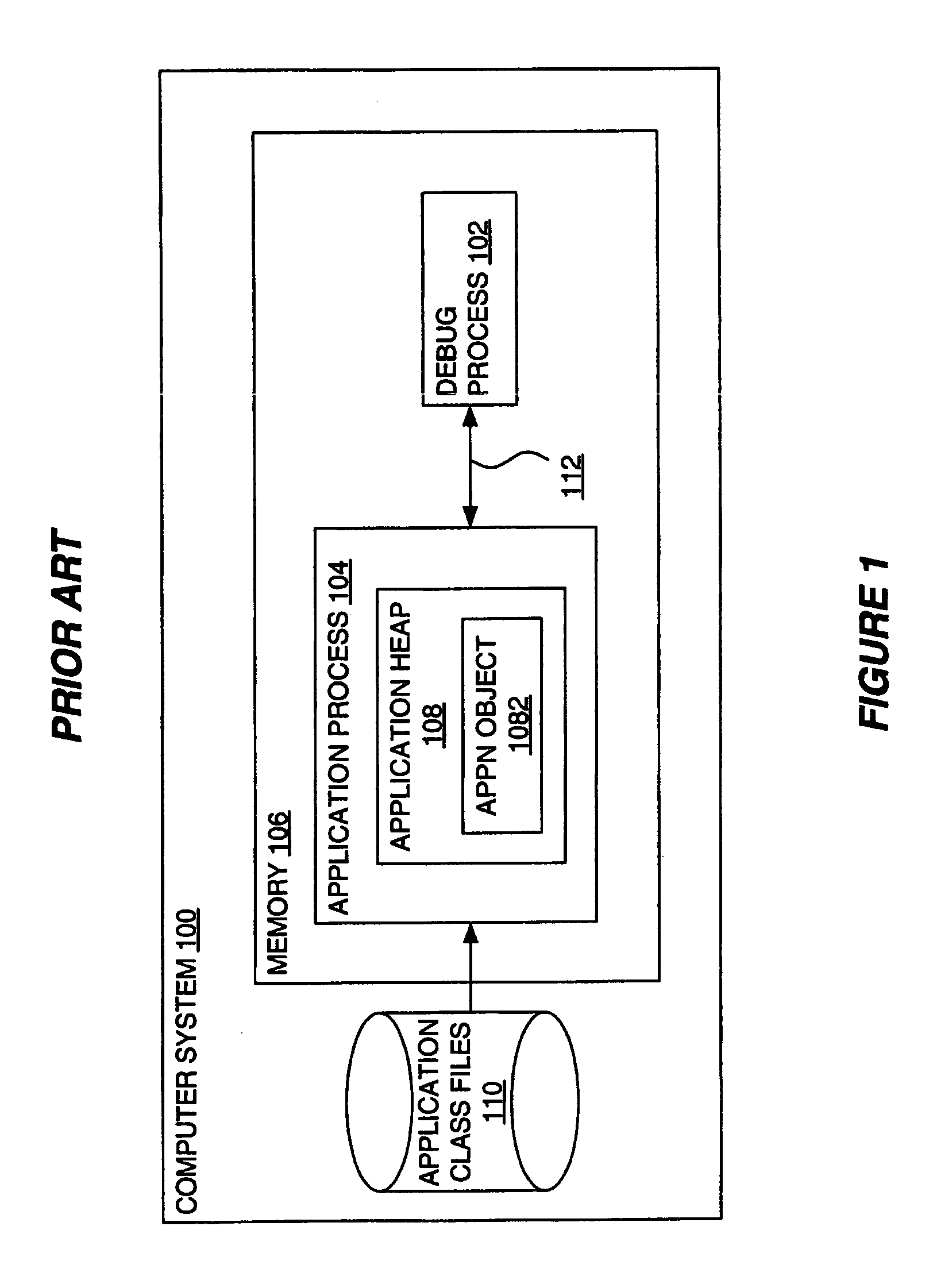 Debugging an application process at runtime