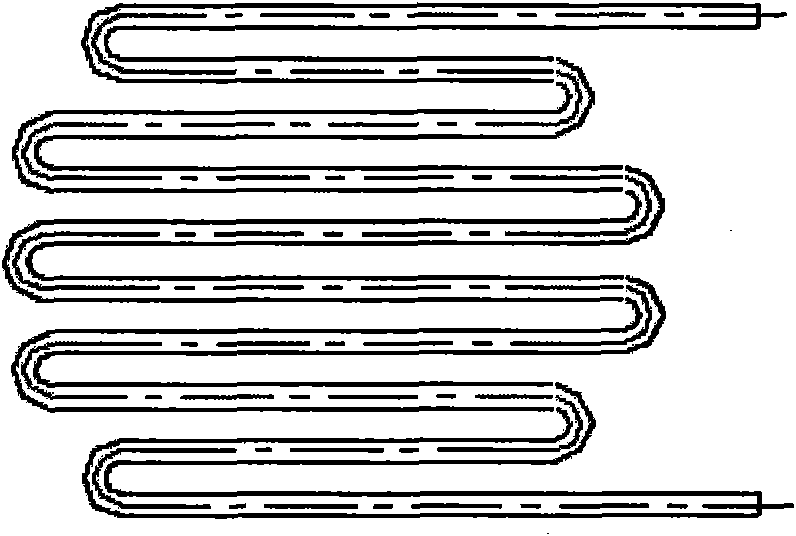 Heat exchanger with cold fluid and hot fluid not leak through with each other