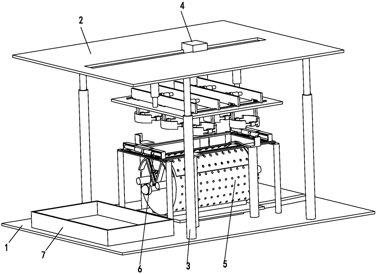 Intelligent harvesting device for agricultural vegetable aquaculture