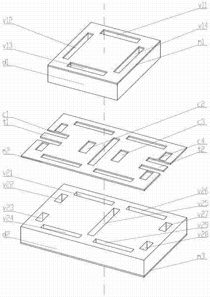 Silicon-based multi-layer cavity filter