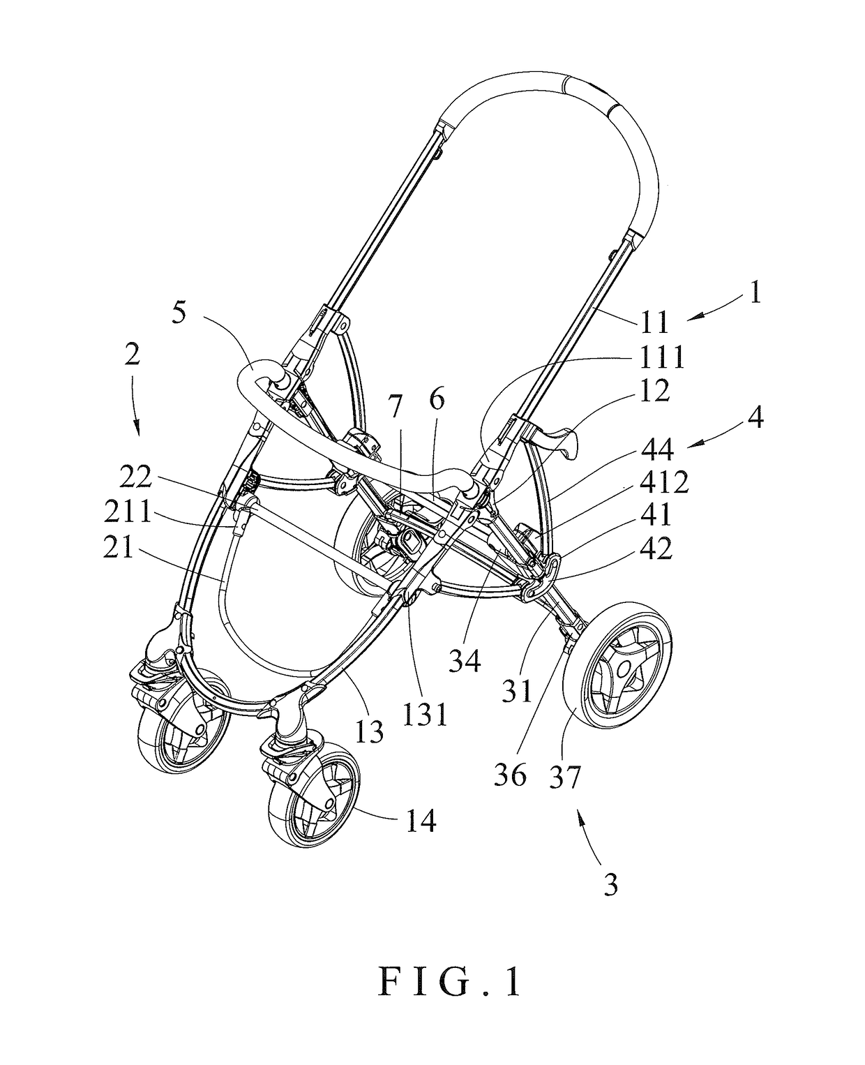 Foldable stroller