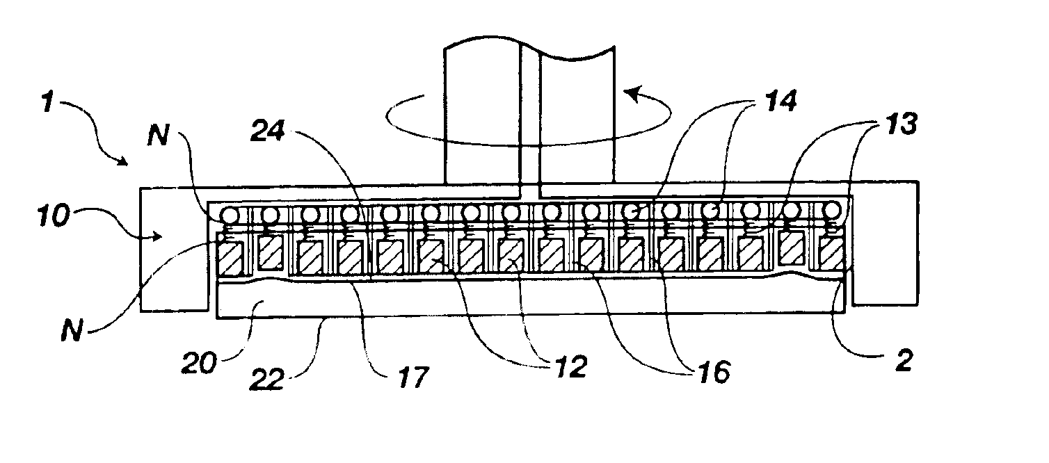 Polishing systems for use with semiconductor substrates including differential pressure application apparatus