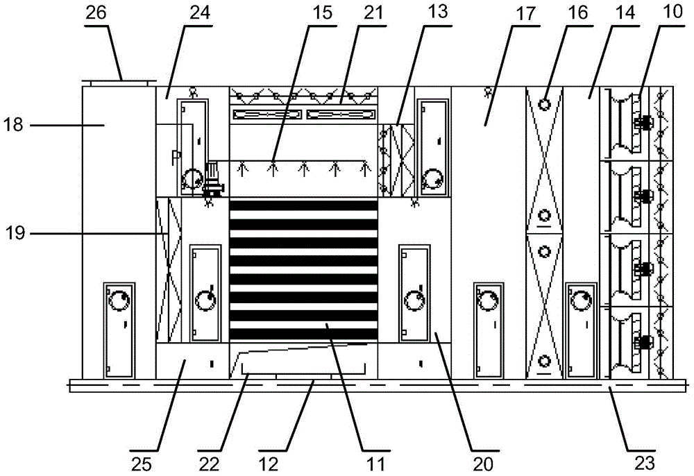 Air side natural cooling method, device and system