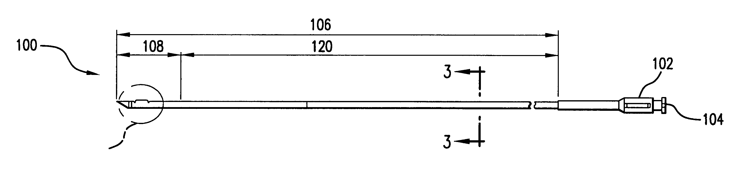 Aspiration catheter with tracking portion