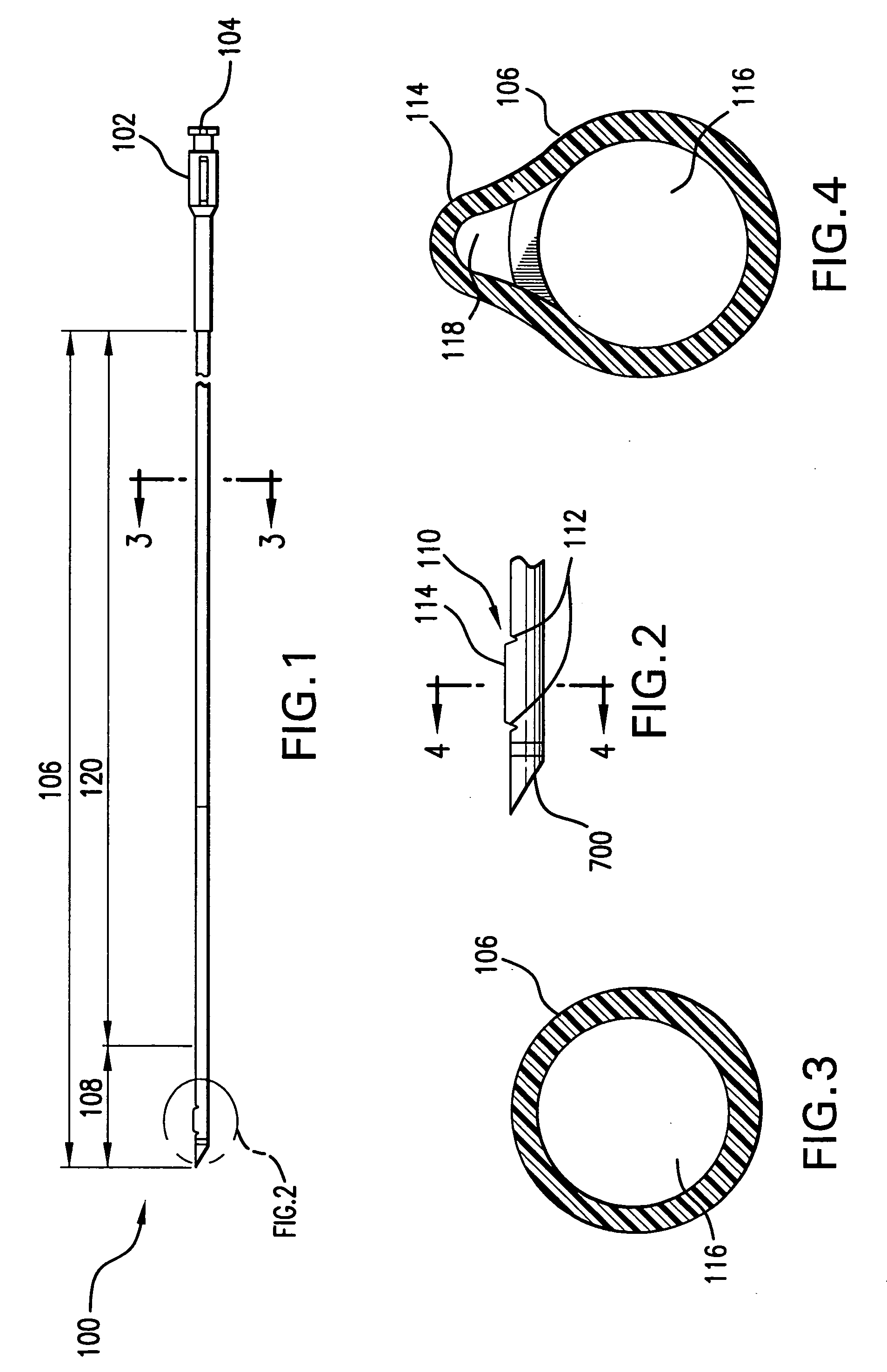 Aspiration catheter with tracking portion