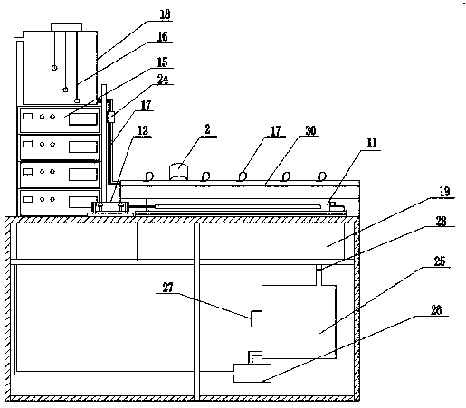 Automatic brushing and plating machine