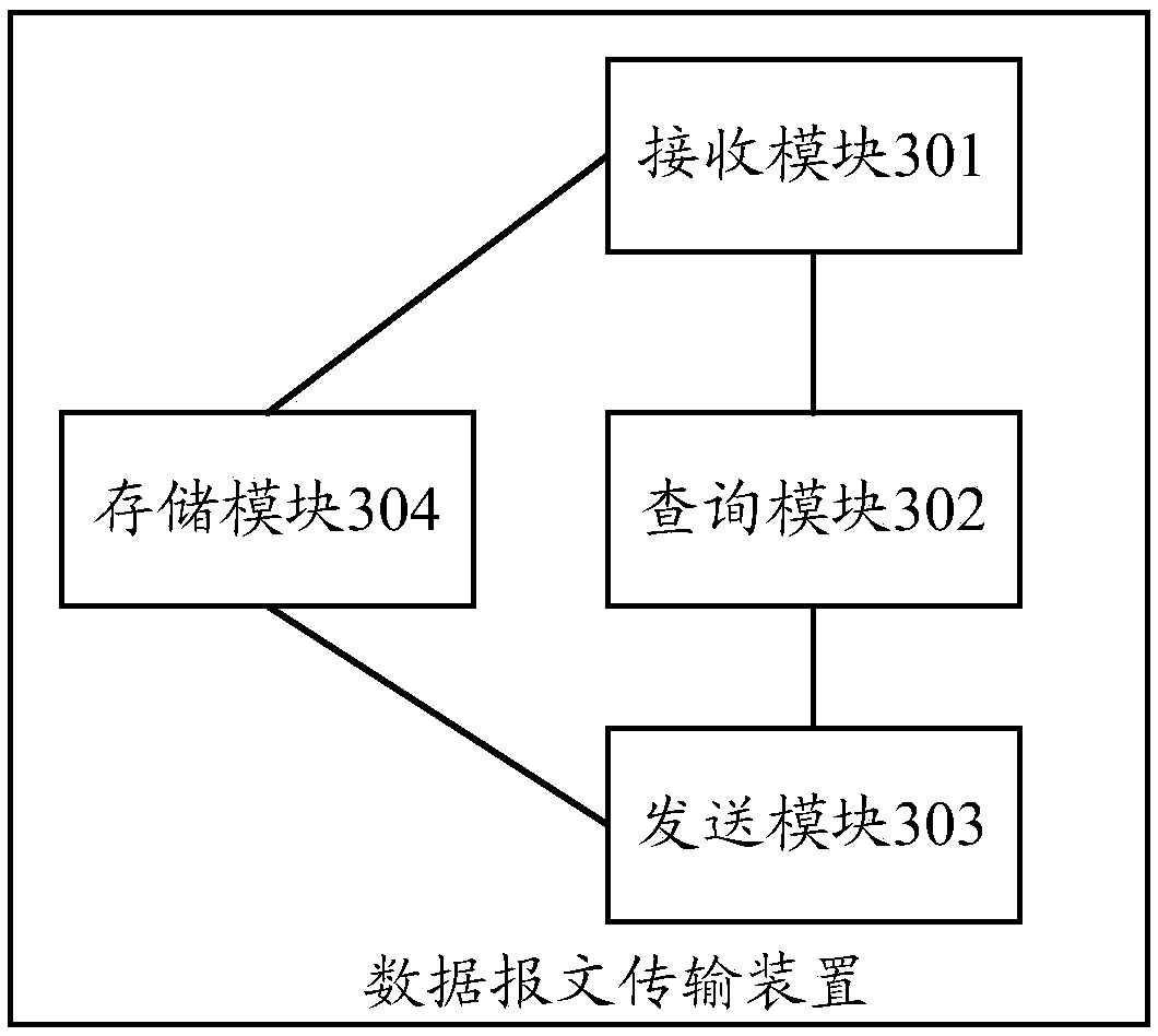 Data message transmission method and device, and machine readable storage medium