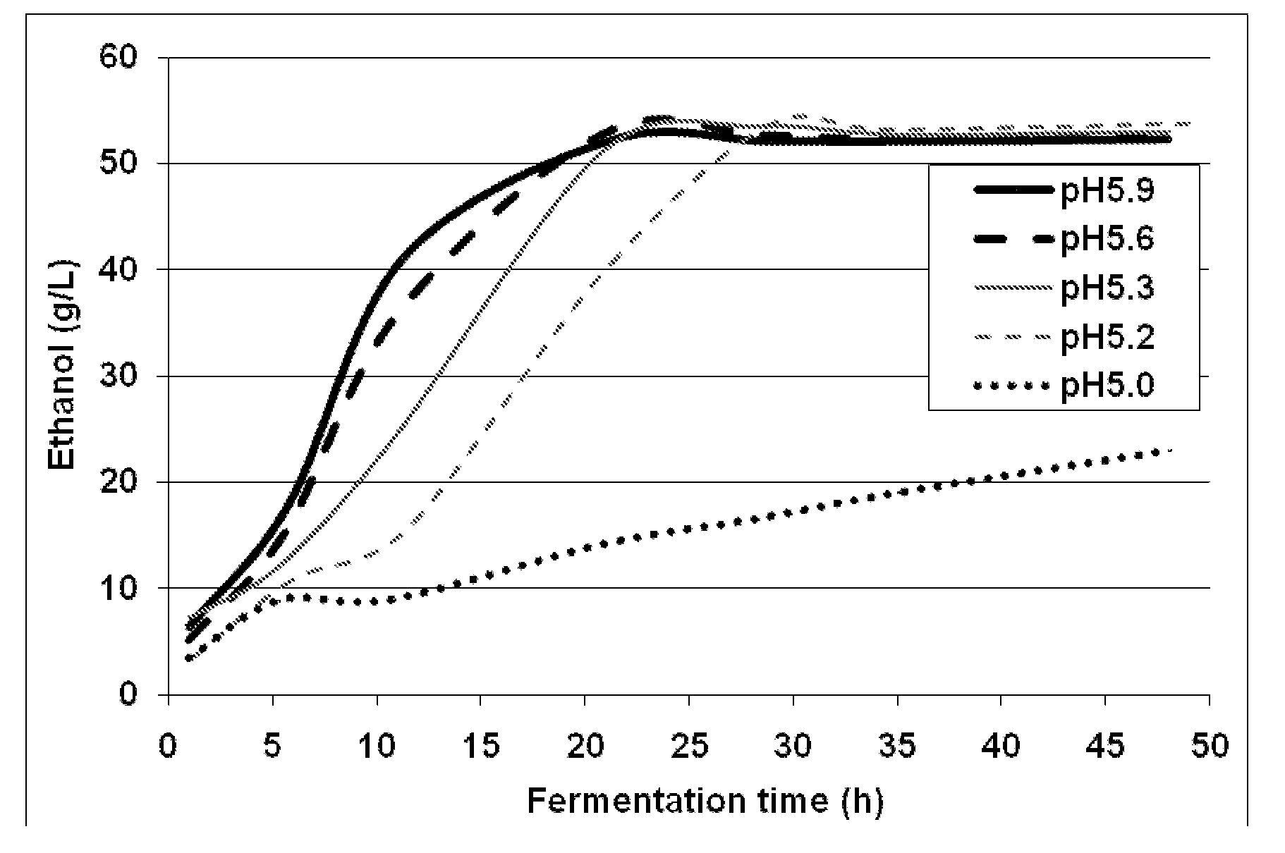 Process for alcoholic fermentation of lignocellulosic biomass