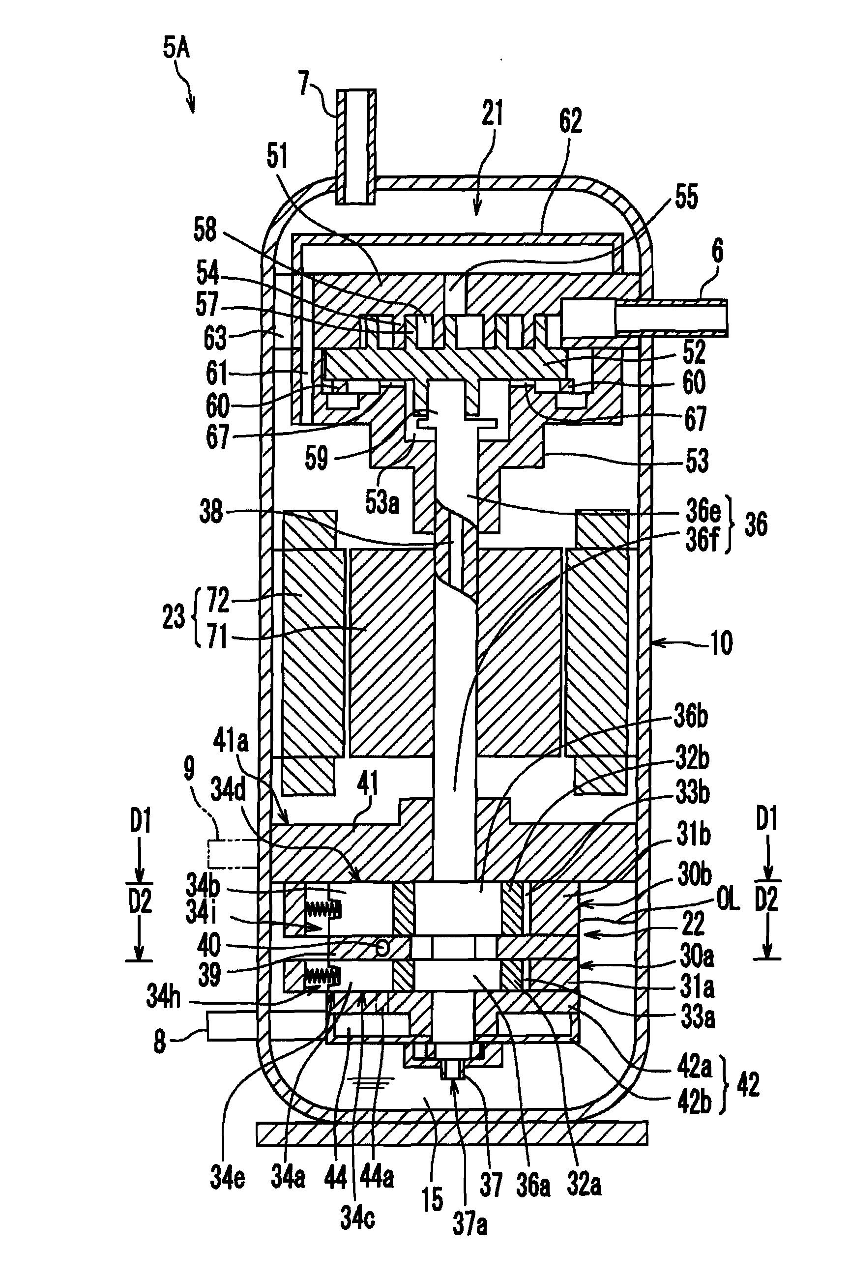 Expander-integrated compressor and refrigeration-cycle apparatus with the same