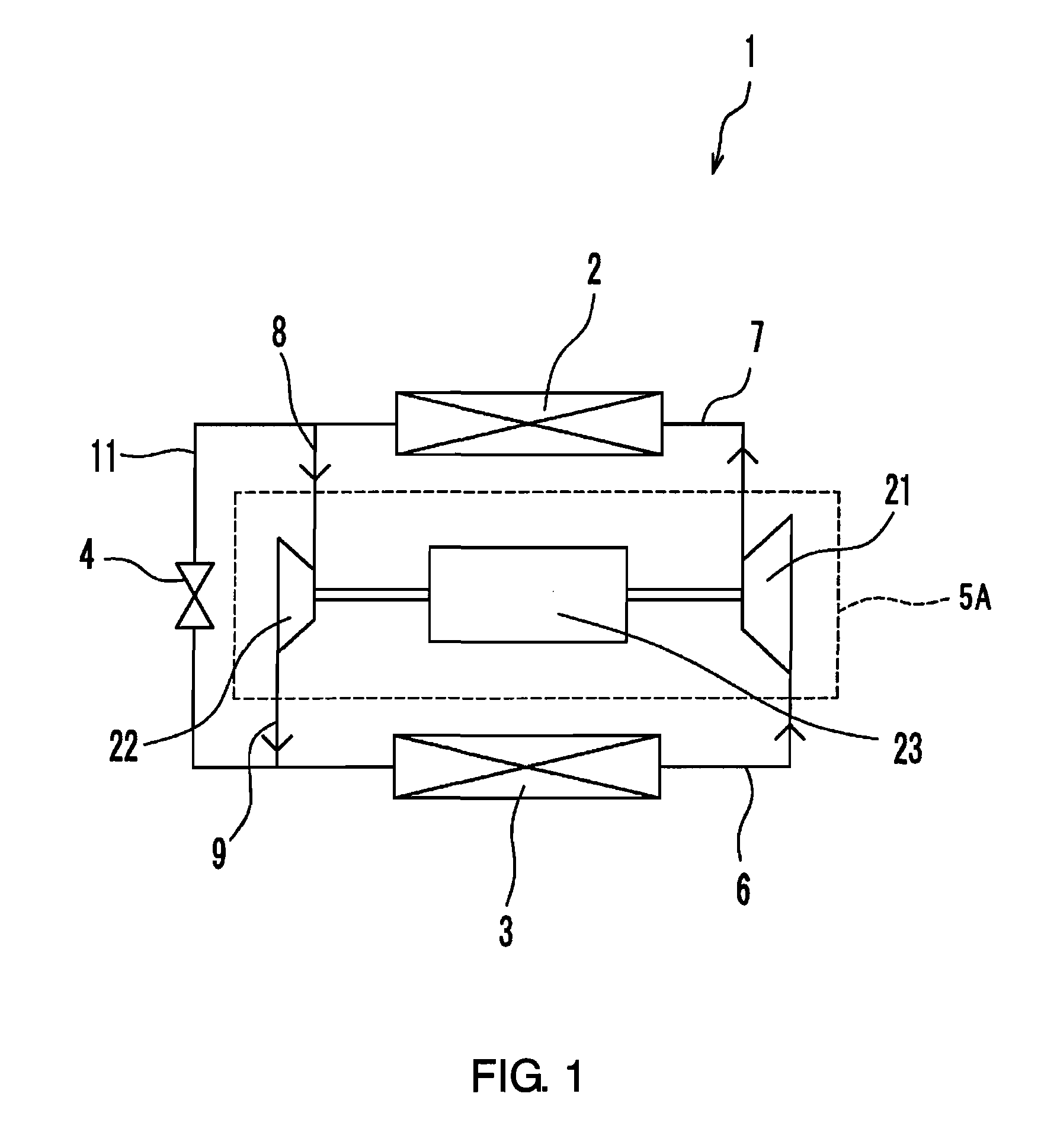 Expander-integrated compressor and refrigeration-cycle apparatus with the same