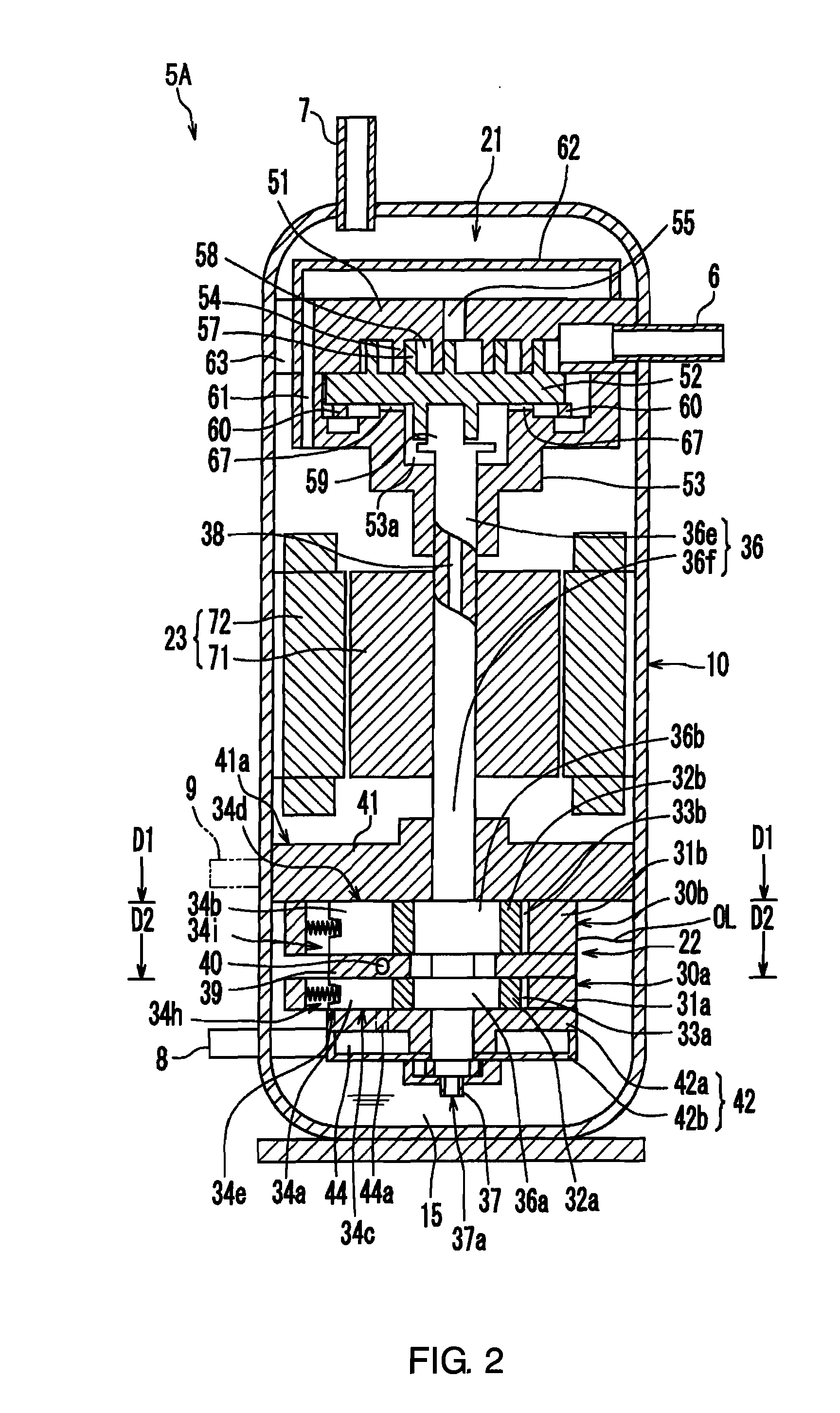 Expander-integrated compressor and refrigeration-cycle apparatus with the same