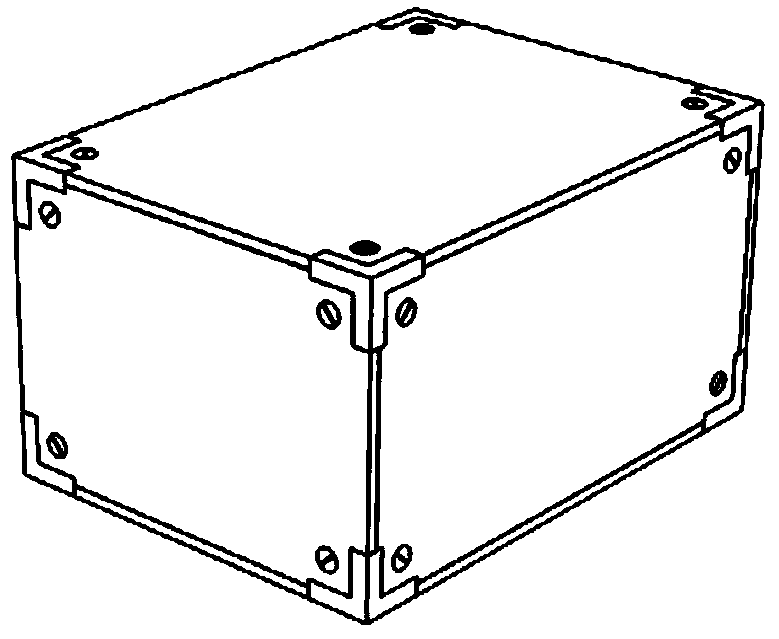 Corner supporting thin-wall shell structure