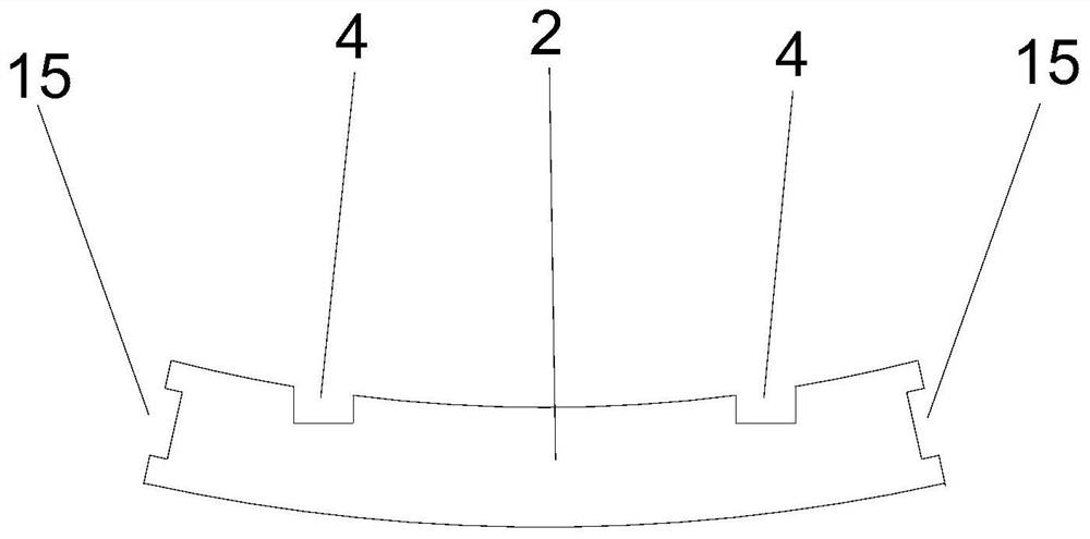 Tunnel inverted arch structure