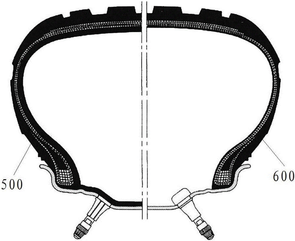 Airless tire and automobile