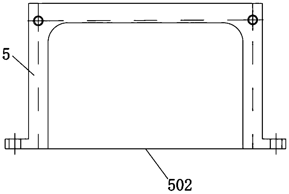 Visualization testing method and device for granular material mechanics experiment