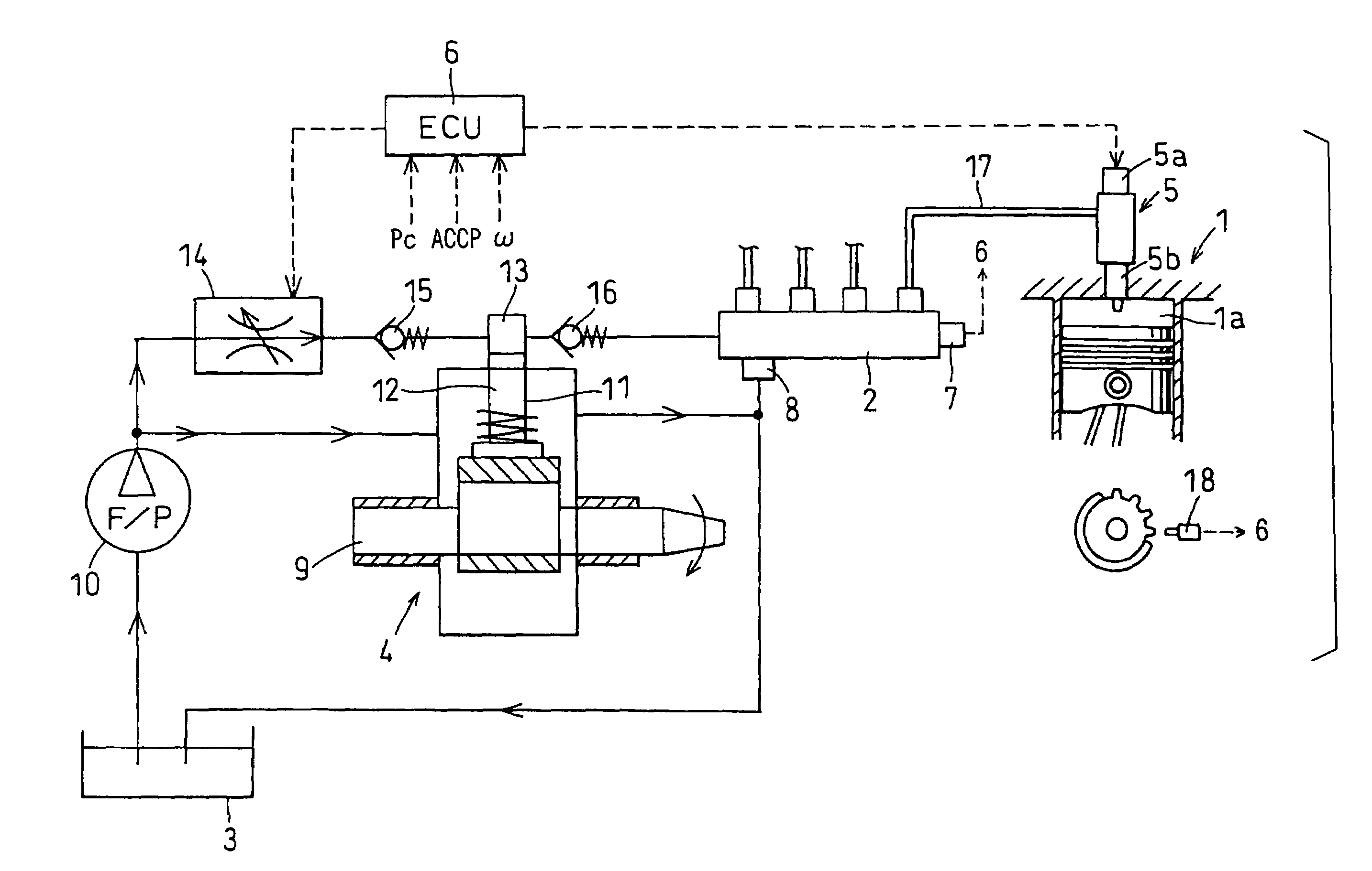 Injection control system of internal combustion engine