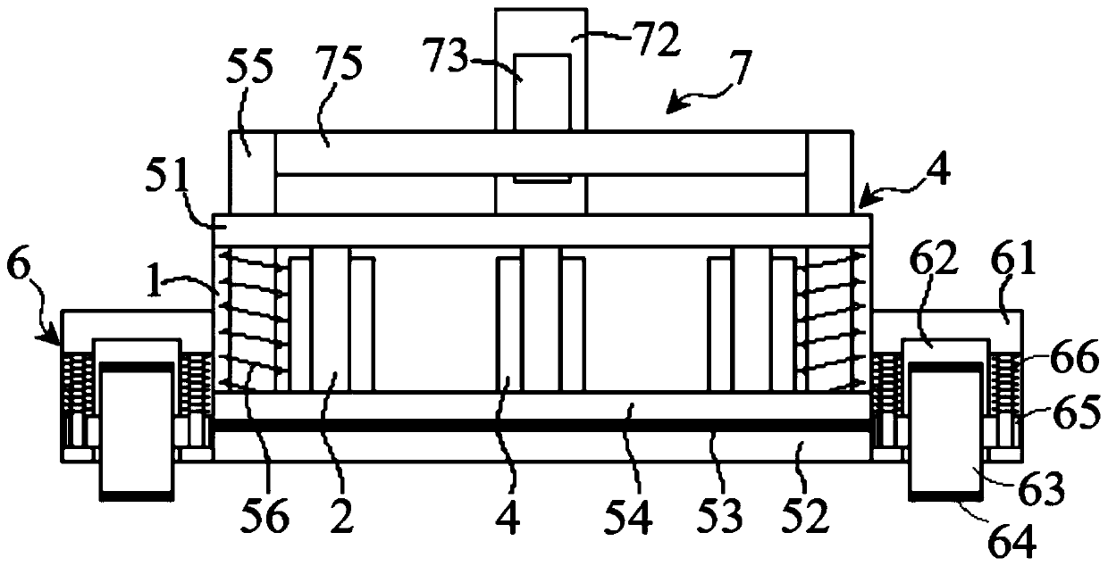 Cable laying traction device and method for intelligent pipe gallery construction