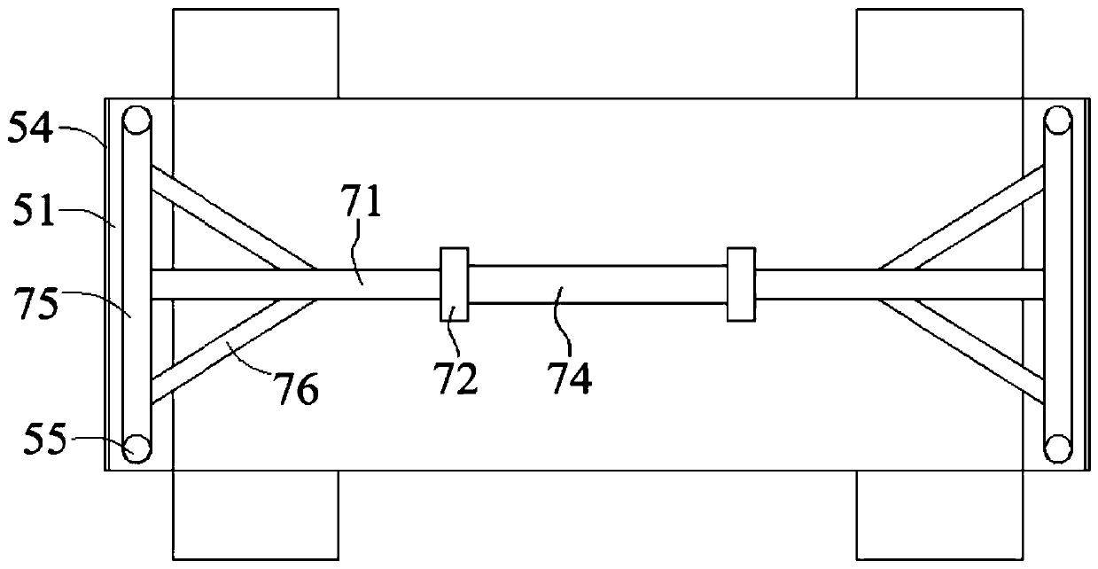 Cable laying traction device and method for intelligent pipe gallery construction