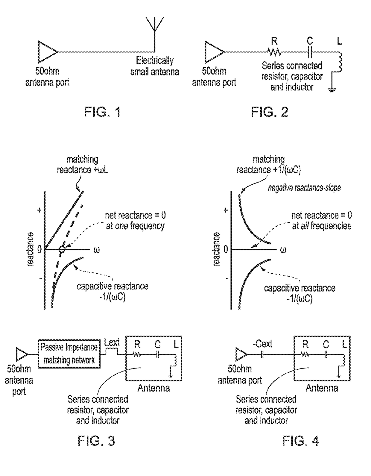 Linearized negative impedance converter matching circuits and impedance adjustment circuit for a negative impedance converter