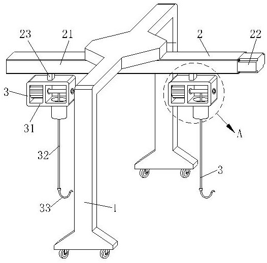 High-strength suspension aluminum profile conveying equipment for suspension supporting