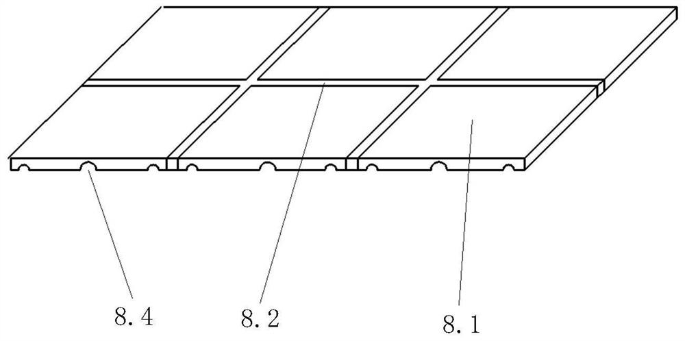 Intelligent regional temperature control composite material laying mold and control method