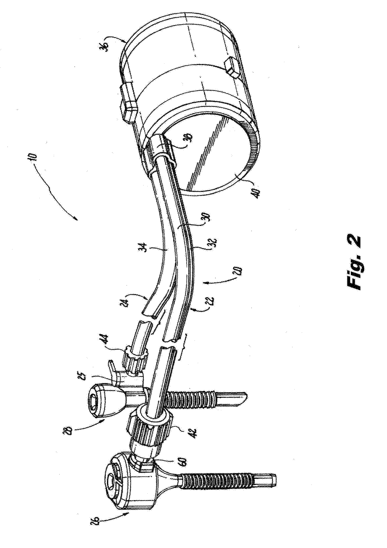 Single lumen gas sealed access port for use during endoscopic surgical procedures