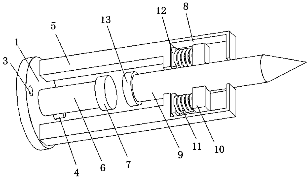 Novel abdominal surgical puncture device for gastroenterology