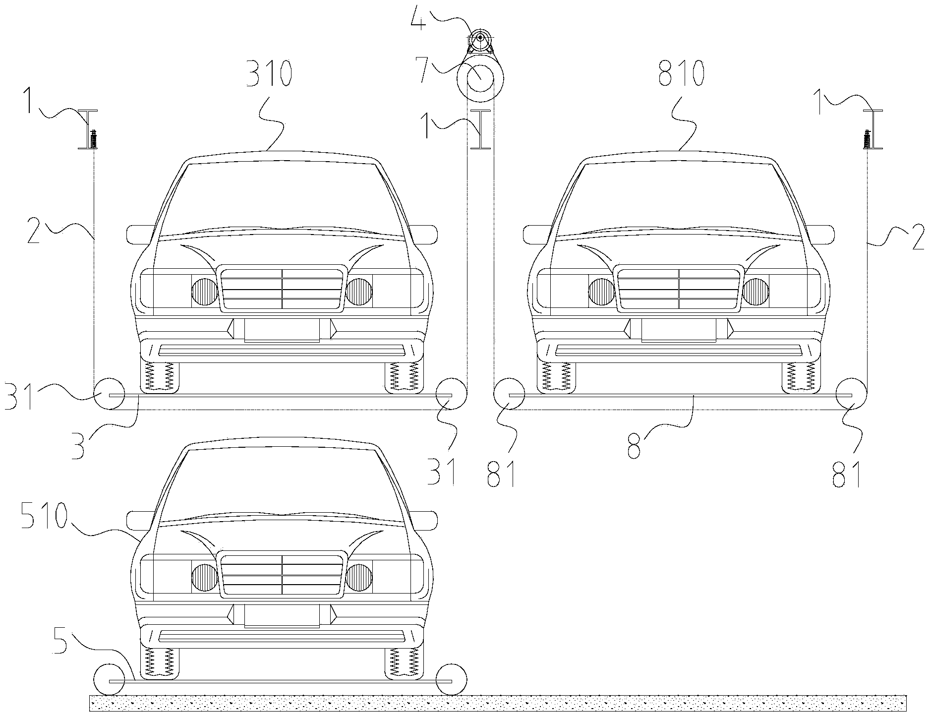 Stereoscopic parking equipment and control method thereof